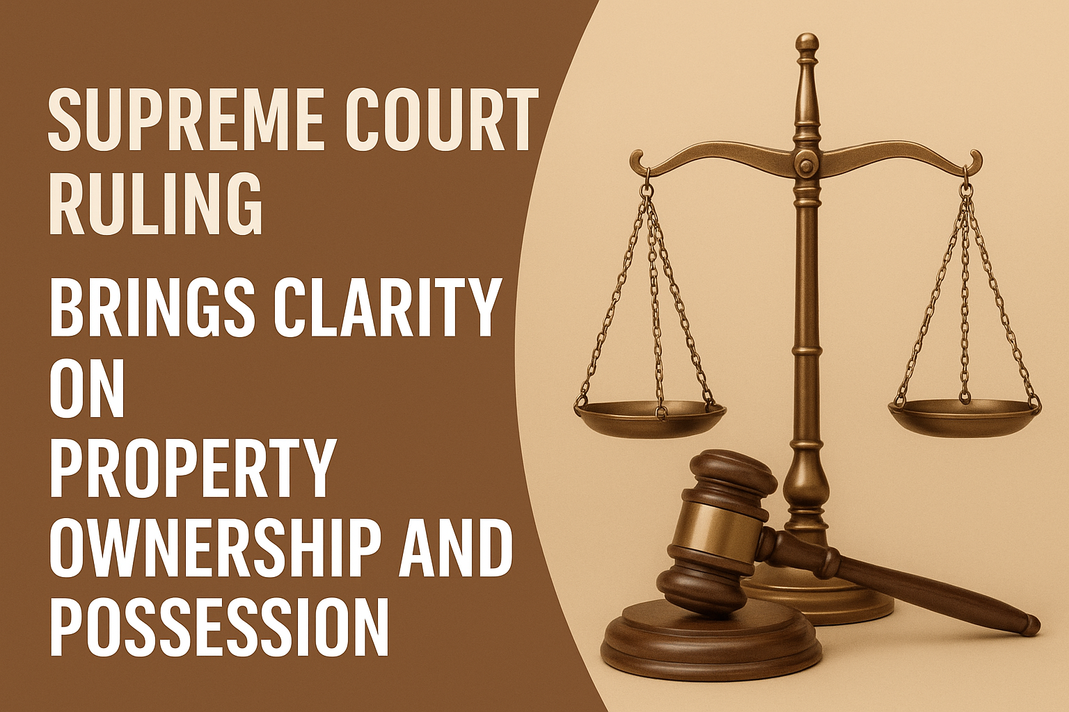 Supreme Court Clarifies: Possession Equals Ownership in Land Disputes